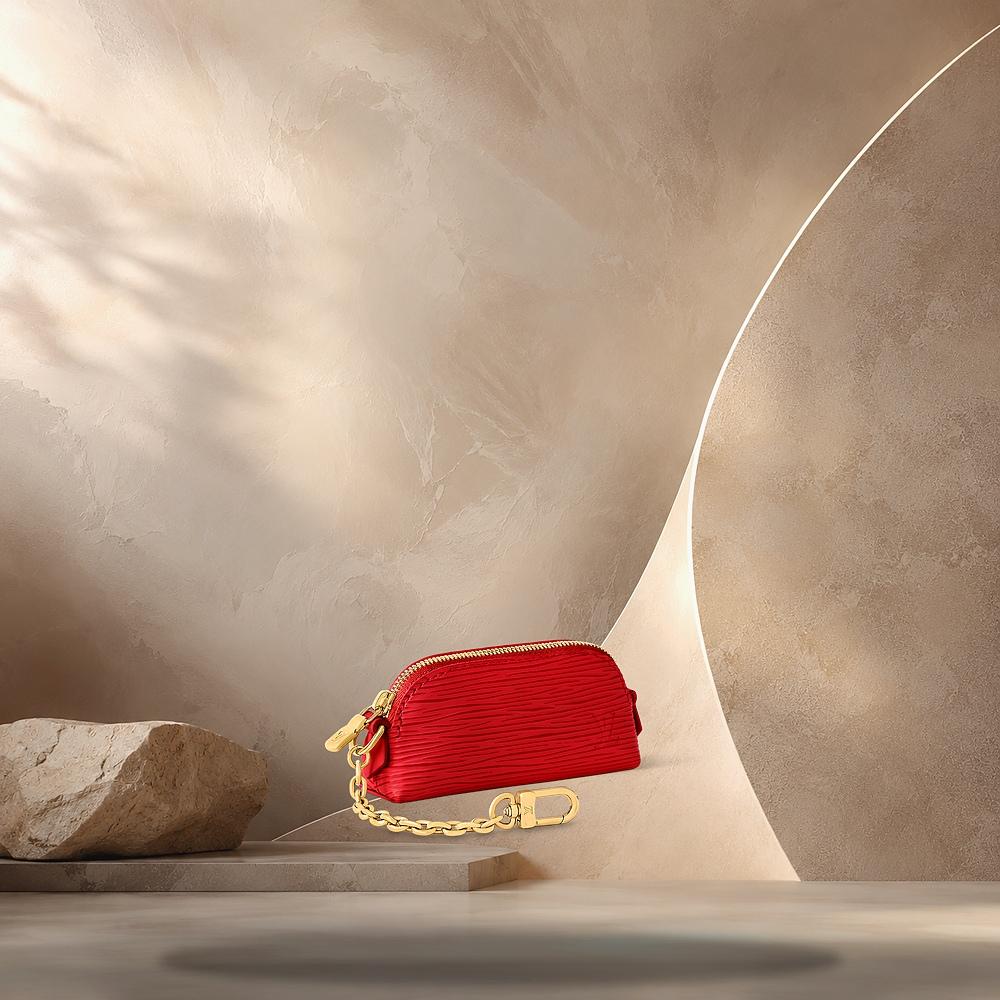 Louis Vuitton Rouge Cosmetic Lipstick Pouch Tote Bag M25687