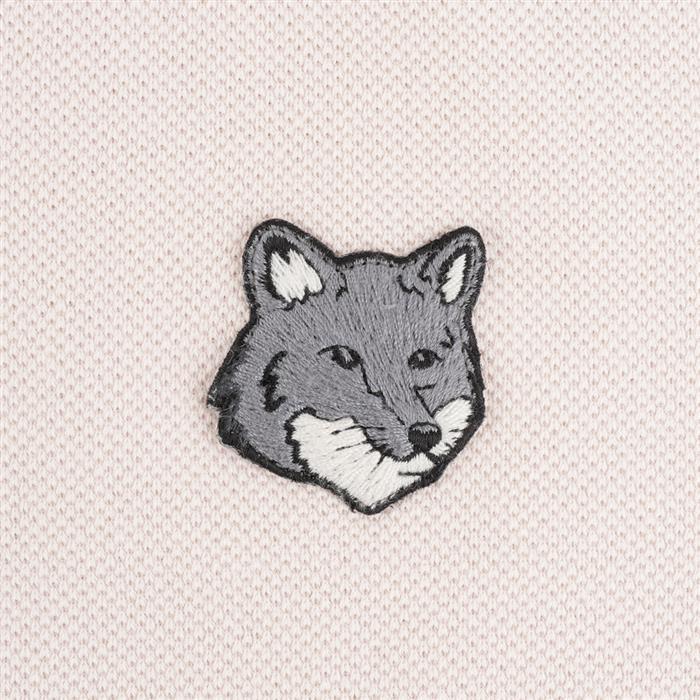 Maison Kitsune Fox Head Comfort Fit Polo T-Shirt Navy