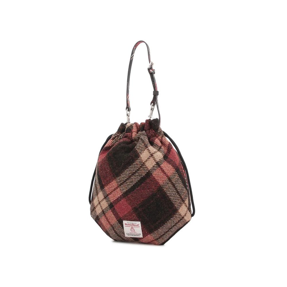Vivienne Westwood Drawstring Check Pouch Bag Multicolor 57010006U W018D H201