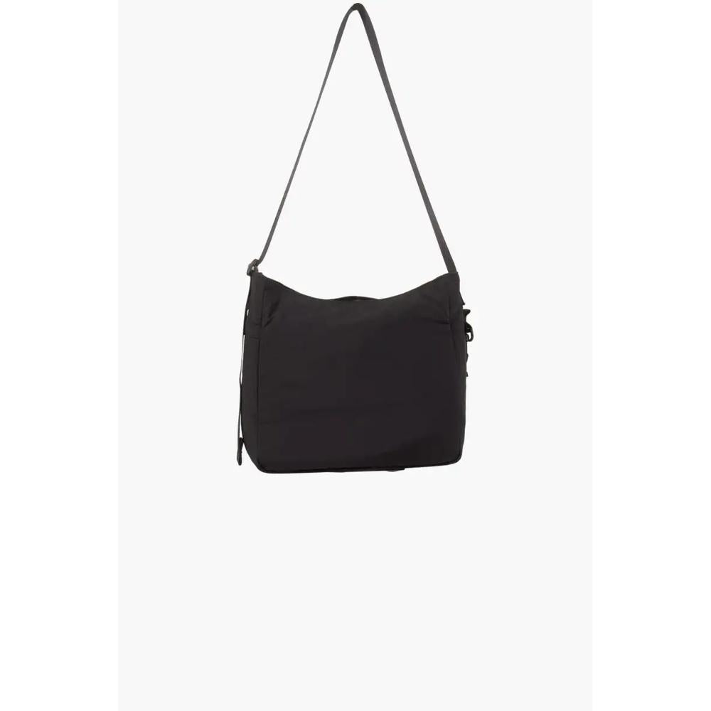 Maison Kitsune Flash Fox Messenger Bag Black Crossbody