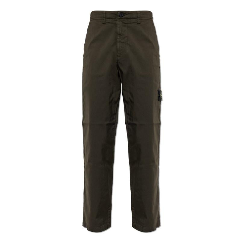 STONE ISLAND Logo Patch Classic Pants Men’s V0078