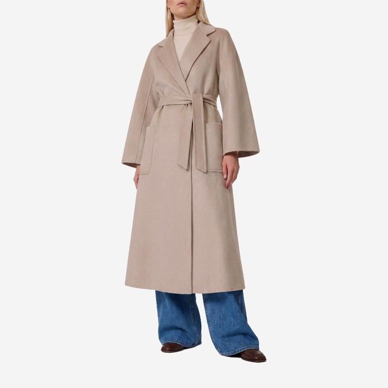 Max Mara Cashmere Coat Sand Unisex 101605 032