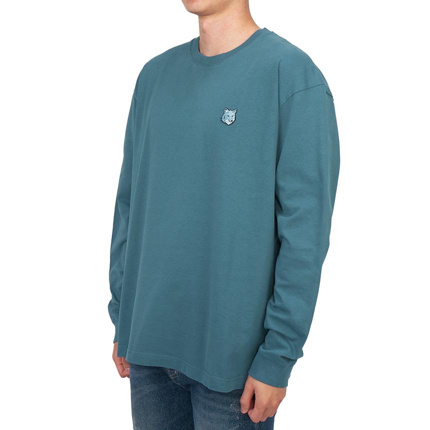 Maison Kitsune Bold Fox Head Men’s Long Sleeve T-Shirt LM00109KJ0118 P446