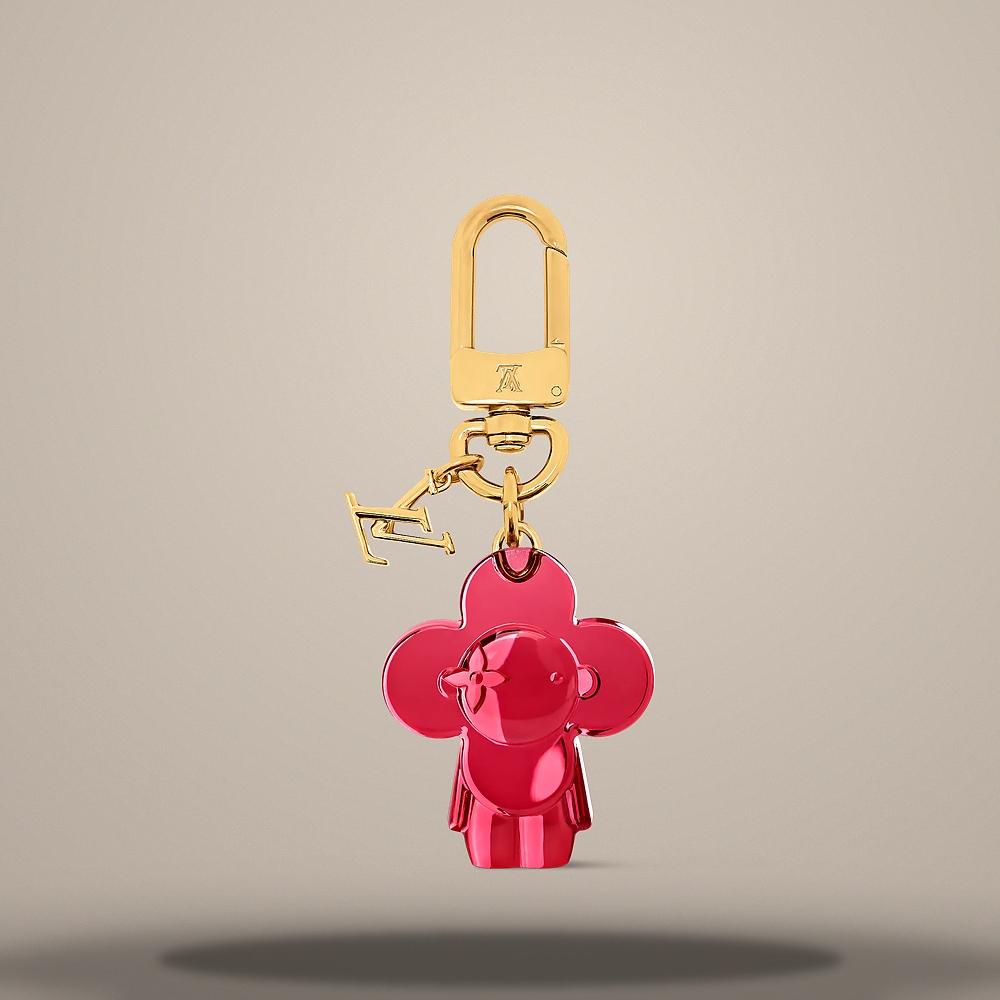 Louis Vuitton Maxi Vivienne Spider Raspberry Red Bag Charm Key Holder