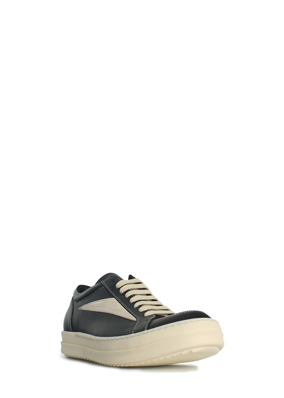 Rick Owens Women’s Vintage Black Milk Low Top Sneakers
