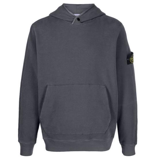 STONE ISLAND Garment-Dyed Stretch Cotton Fleece Hoodie 791561252 V0062