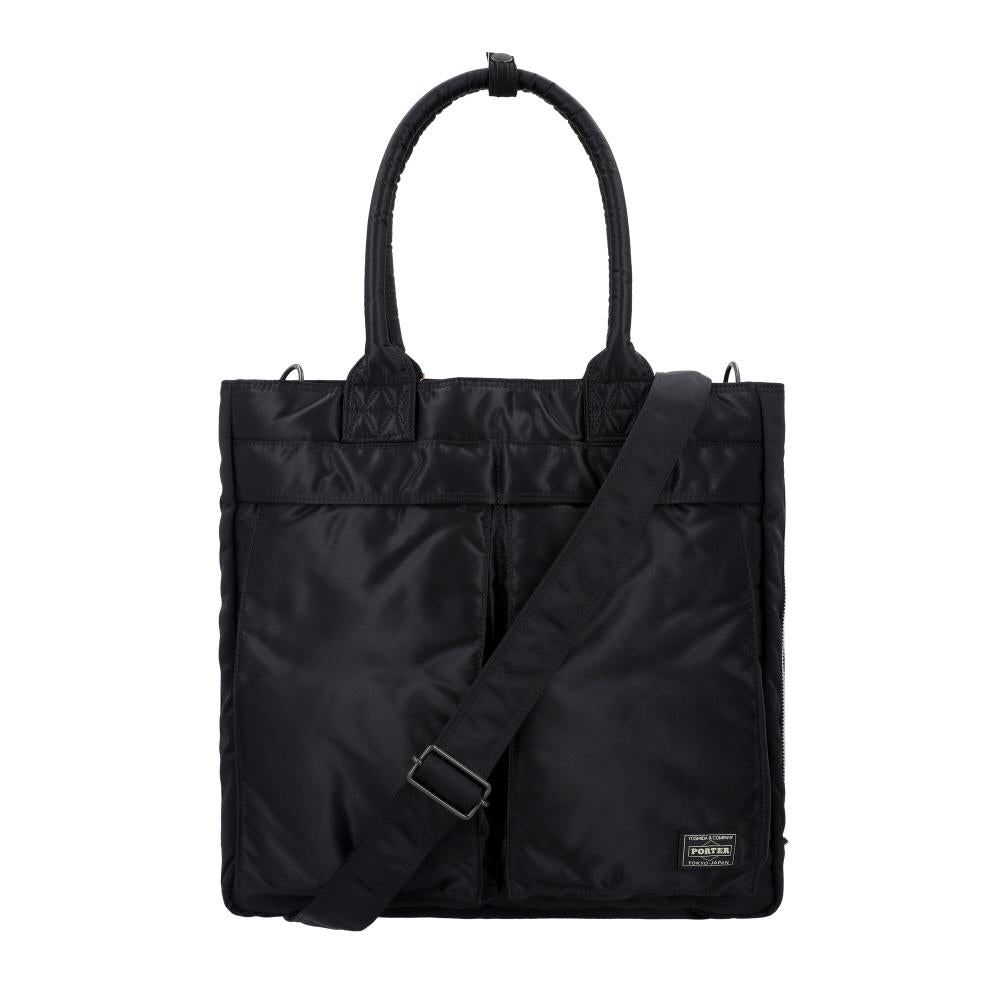 PORTER Tanker Carrying Tote Bag Black Nylon Men 622 19839