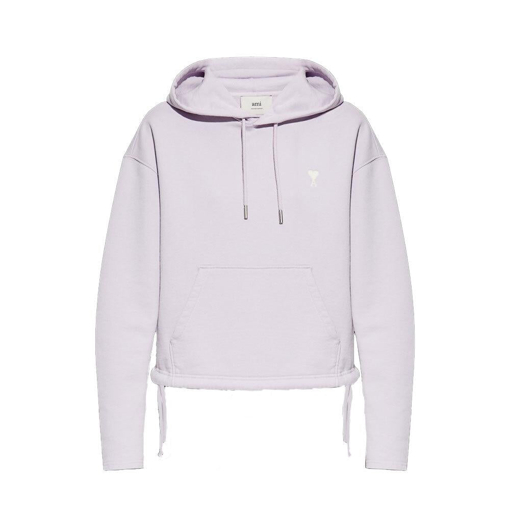 AMI Heart Logo Hoodie Sweatshirt Men’s Cotton Green