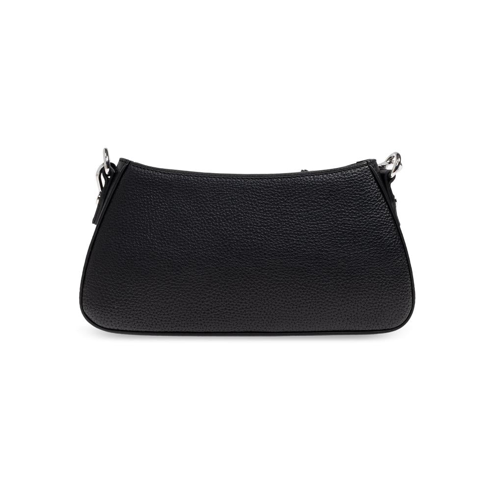 Vivienne Westwood ORB Logo Tasha Shoulder Bag Black 5801000JW S000D N403