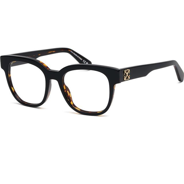 OFF WHITE Black Acetate Thick Frame Eyeglasses Unisex OERJ07O 1000