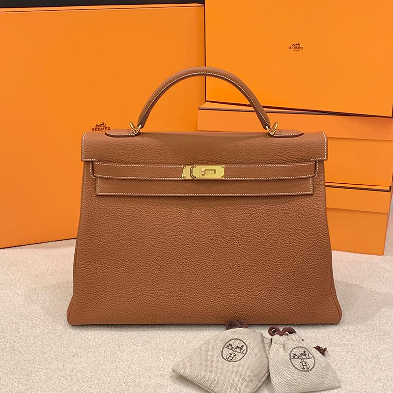 HERMES Kelly Bag Gold Color with Gold Hardware Tote