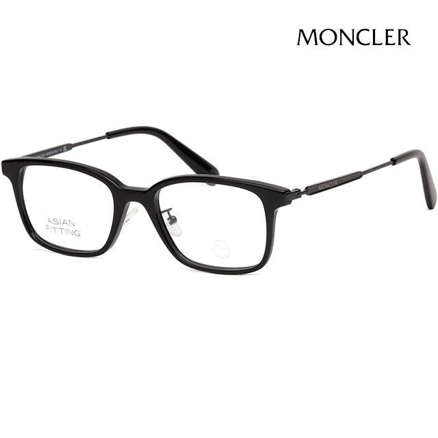 Moncler Asian Fit Acetate Square Eyeglass Frames Unisex ML5160D 001