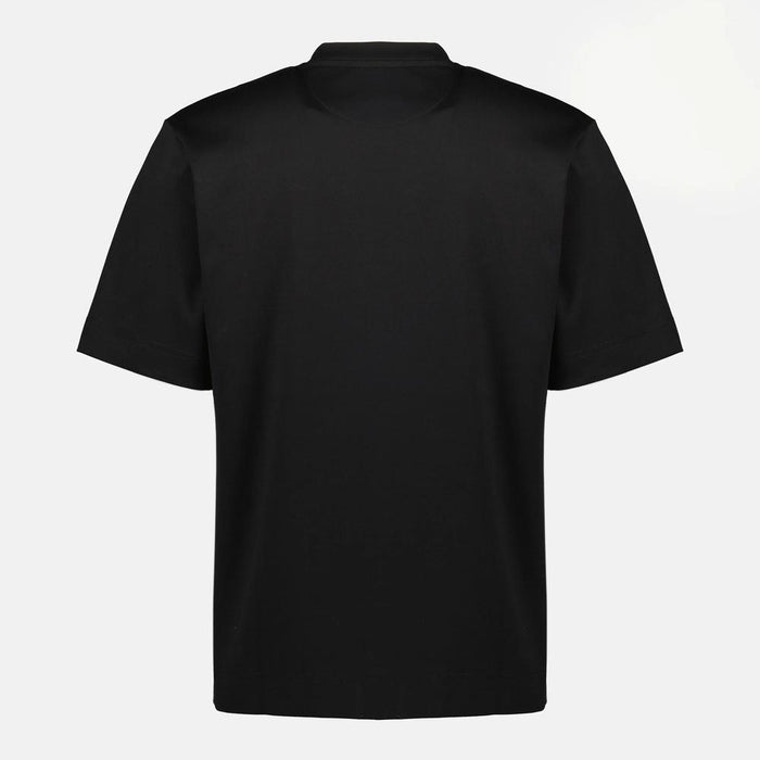 FENDI Logo Cotton Short Sleeve T-Shirt for Men White