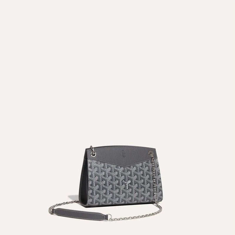 GOYARD Women’s Structured Rouette Mini Crossbody Bag Gray ROUETSMINTY51 CL51