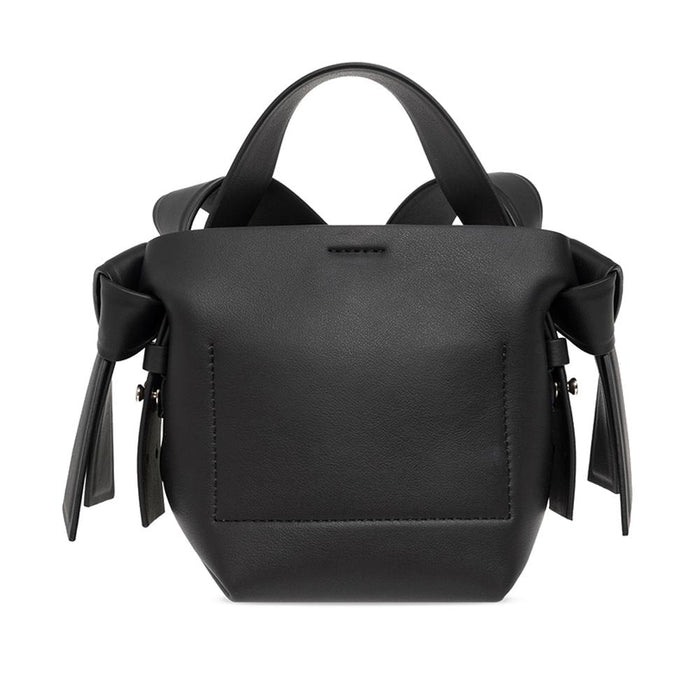Acne Studios Stockholm Musubi Micro Shoulder Bag Black Leather