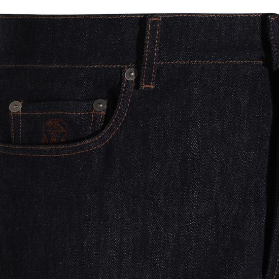 Brunello Cucinelli Dark Denim Jeans Men’s Cotton Pants
