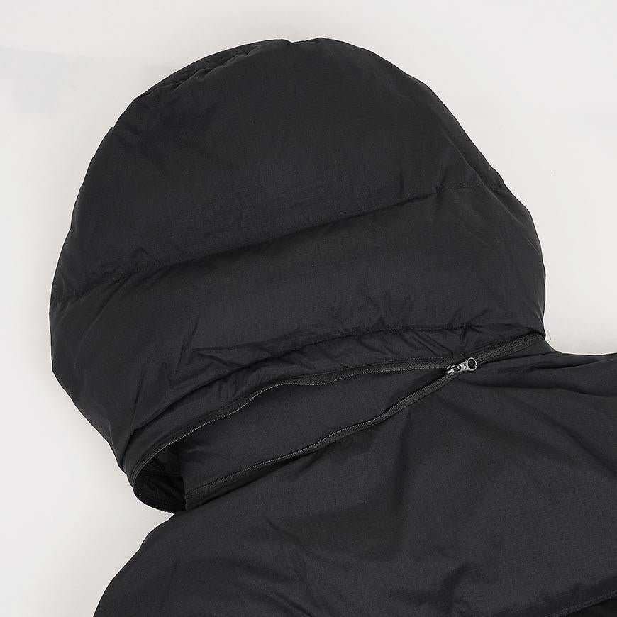 STONE ISLAND Men’s Detachable Hood Down Puffer Jacket Black