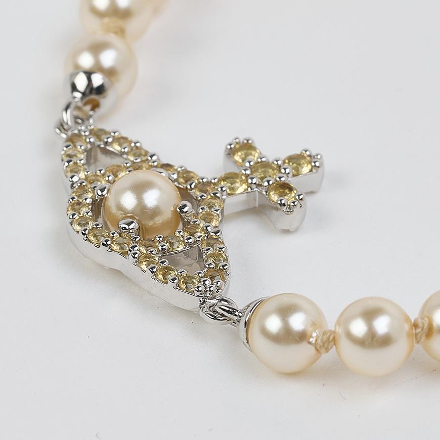 Vivienne Westwood Olympia Pearl Bracelet for Women 6103007R P643