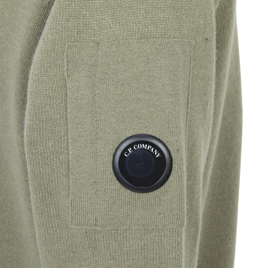 CP Company Men’s Round Neck Knit Sweater Green