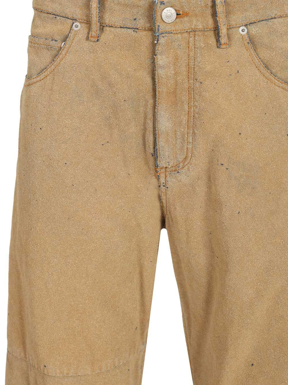 Maison Margiela Indigo Denim Jeans Men’s Straight-Leg Pants