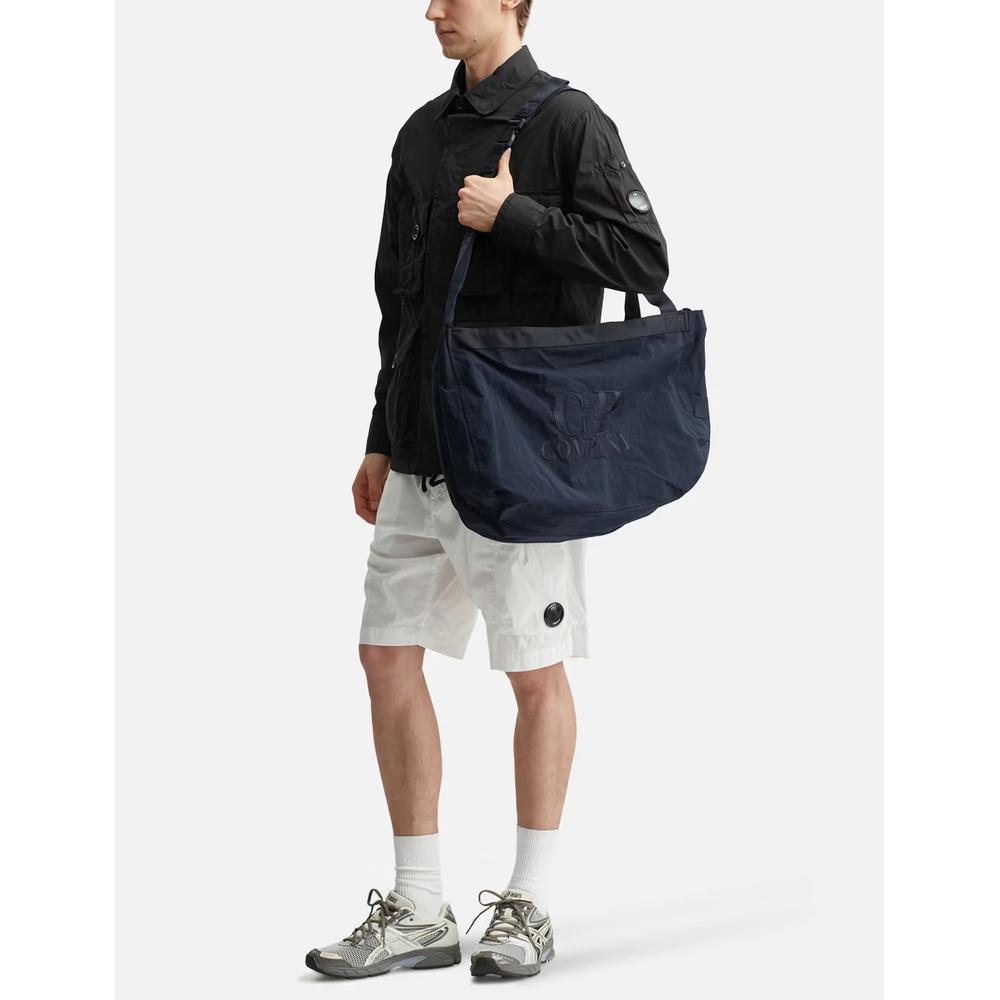 CP Company Plain Paper-Touch Shoulder Bag Crossbody Bag Navy