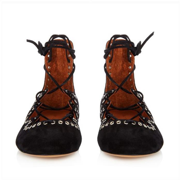 Isabel Marant LEO Black Strappy Sandals for Women