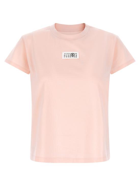 MM6 Pink Short Sleeve Cotton T-Shirt S52GC0326 M20170231