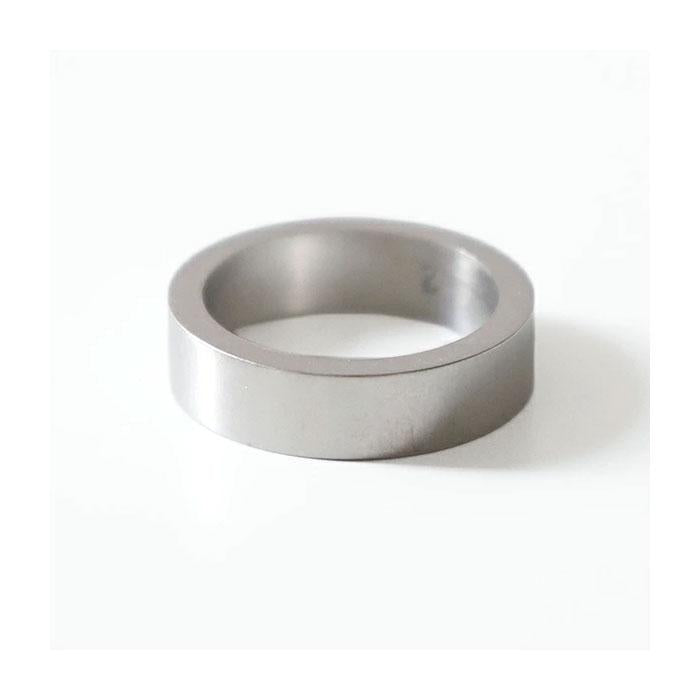 Maison Margiela Silver Logo Ring Unisex Jewelry