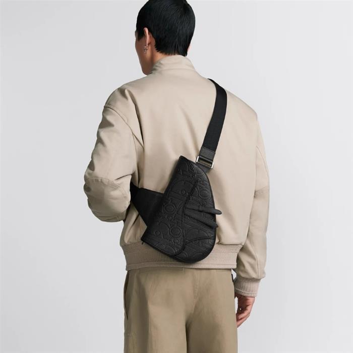 DIOR Saddle Leather Crossbody Bag