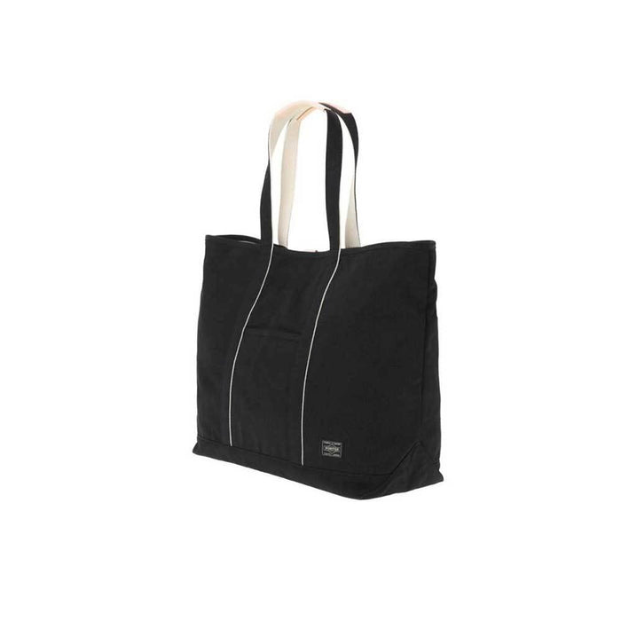 PORTER Noire Large Tote Bag Black Canvas 895 15158