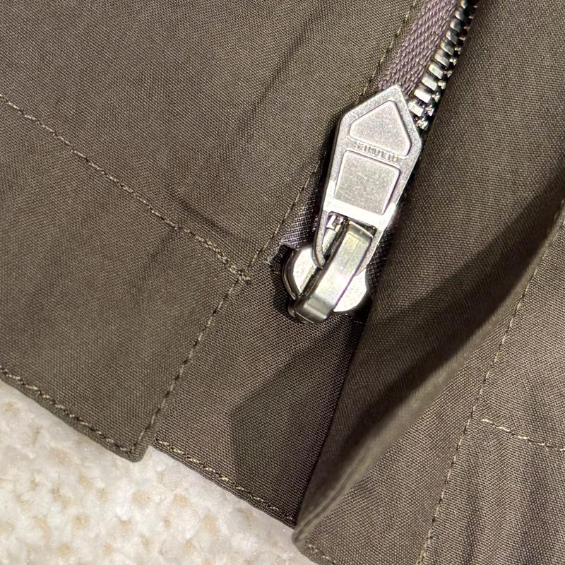 HERMES Boxy Fit Poche à Cheval Shirt Jacket Khaki Gray Unisex