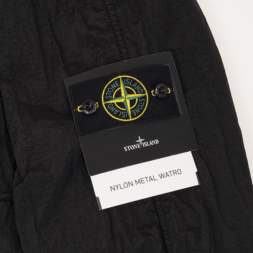 STONE ISLAND Men’s Water-Resistant Windproof Hooded Jacket Black