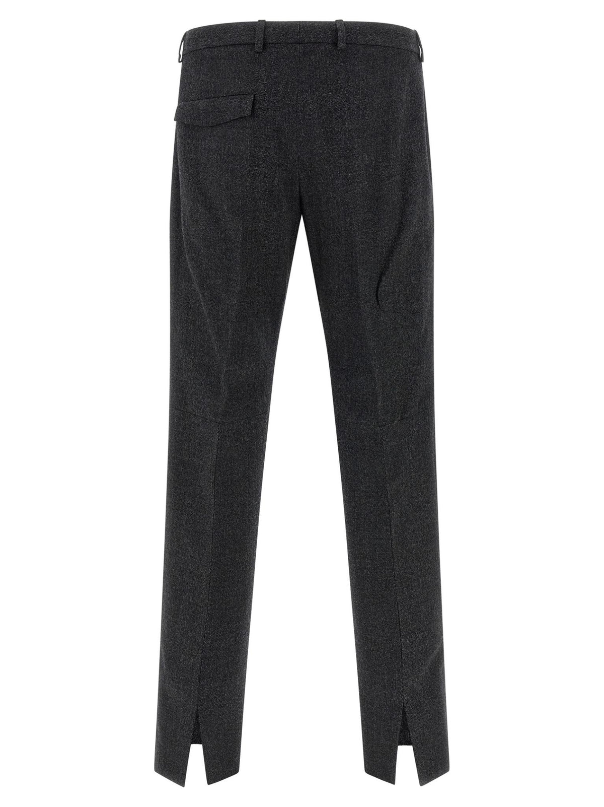 GUCCI Black Wool Dress Suit Trousers