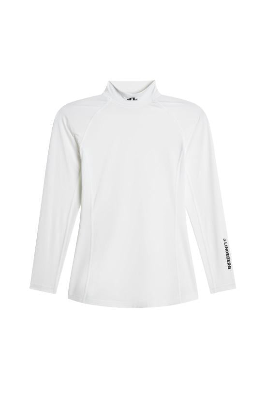 J LINDEBERG Long Sleeve Sweatshirt for Women GWJT148270000 WHITE DOM