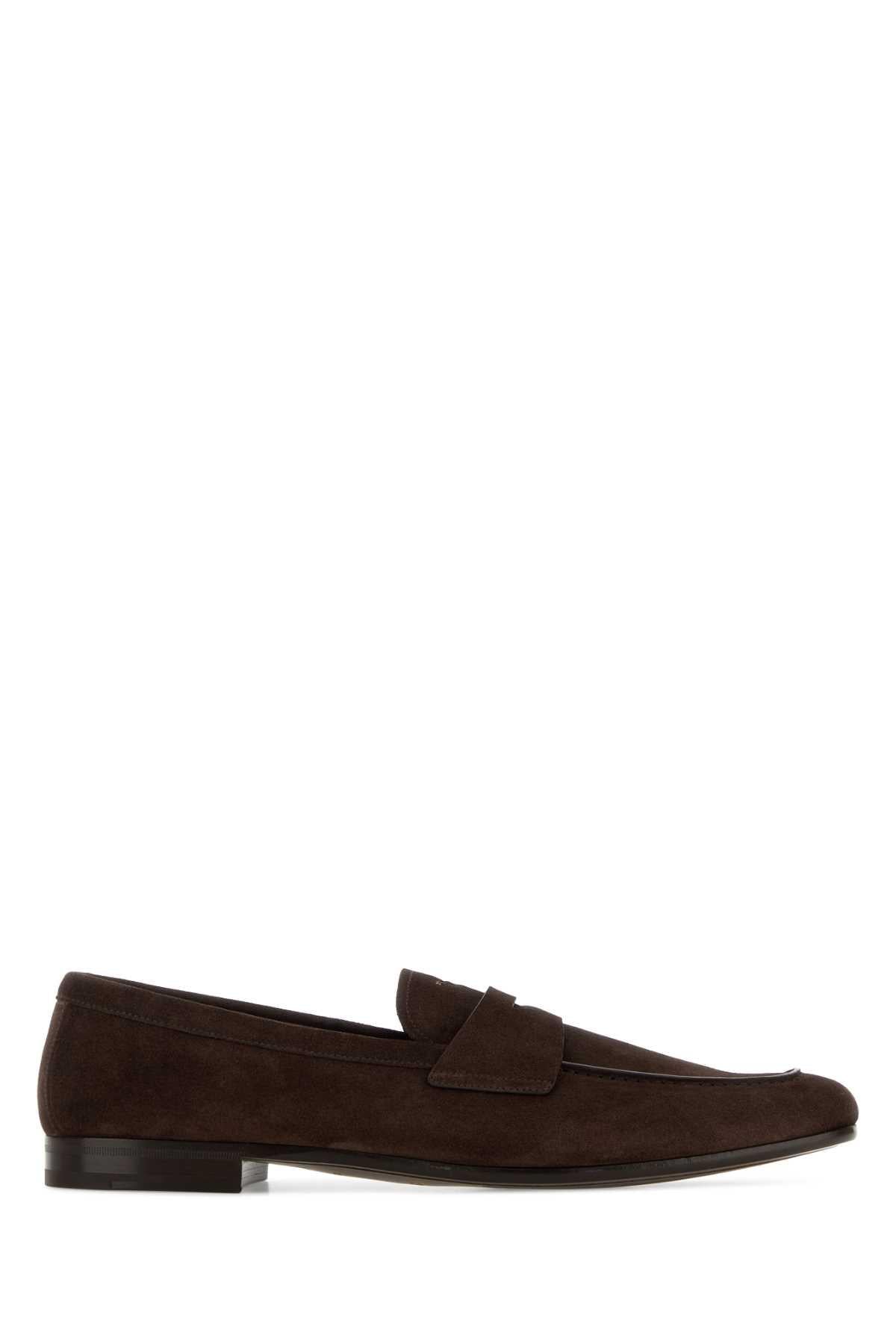 PRADA Black Leather Loafers