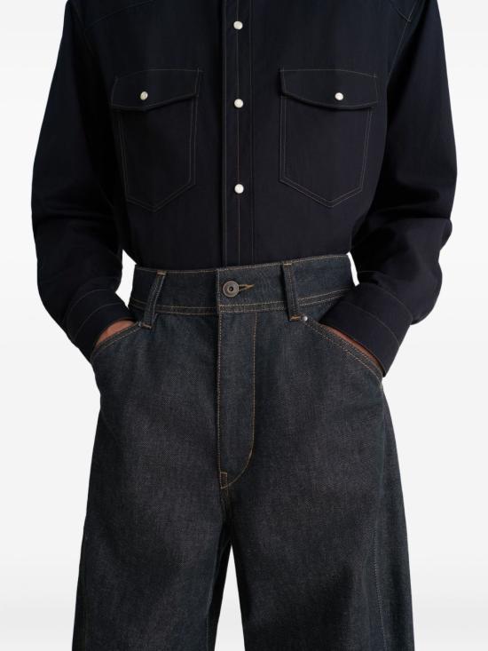 Lemaire Slate Twisted Workwear Denim Pants PA1102 LD1061965