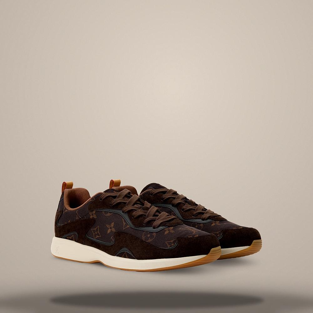 Louis Vuitton Brown LV Drop 300 Low-Top Sneakers 1AKOYF
