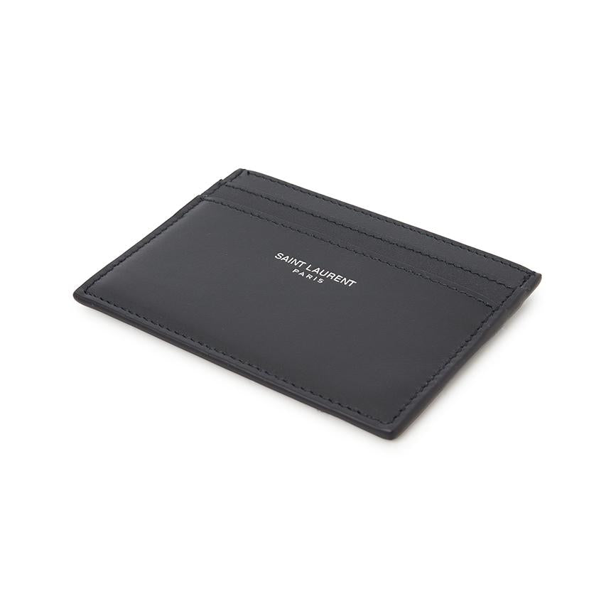 Saint Laurent Men’s Leather Card Holder Wallet 375946 0U90E 4100