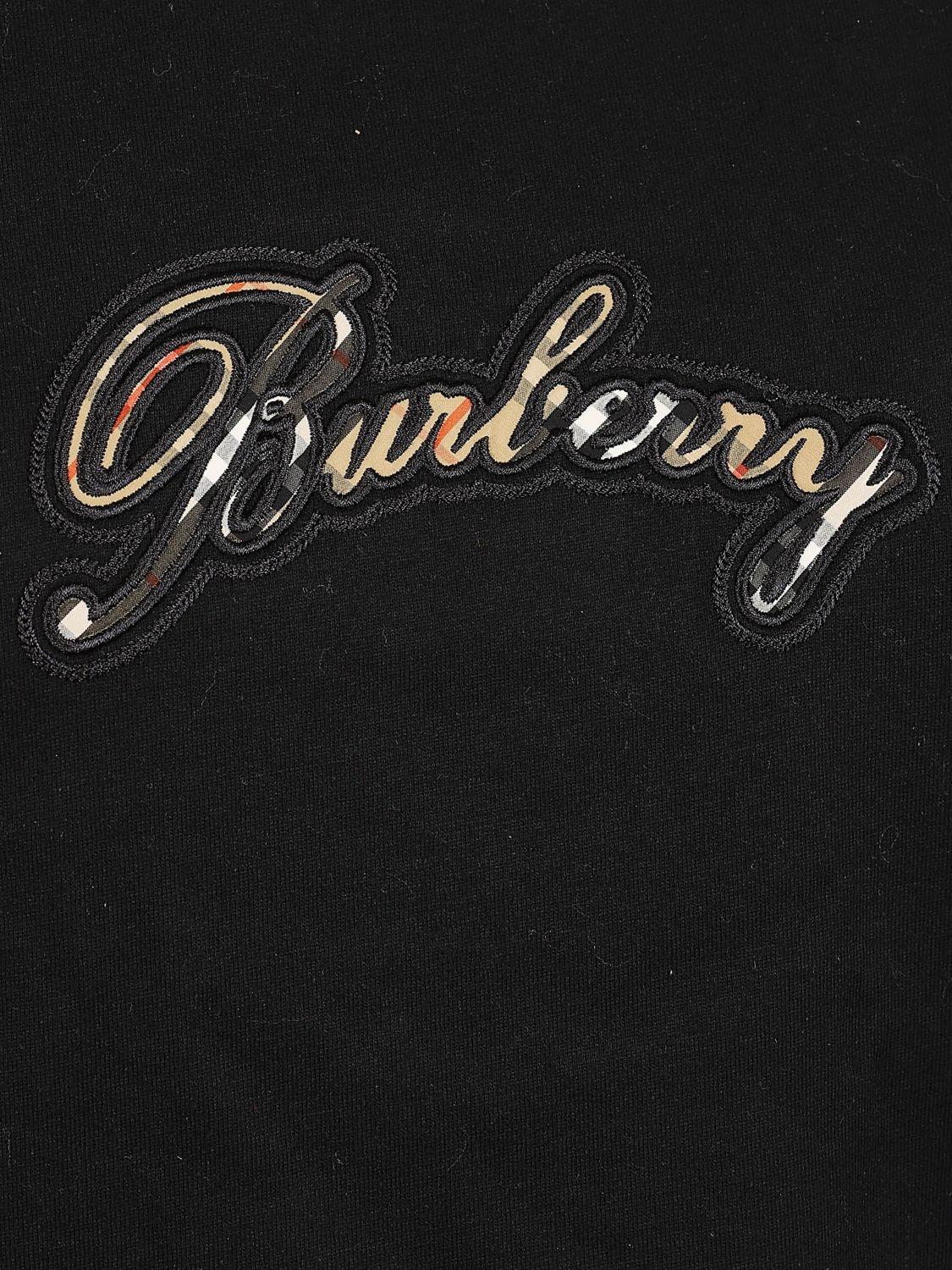 BURBERRY Short Sleeve T-Shirt Women’s Cotton Crewneck White