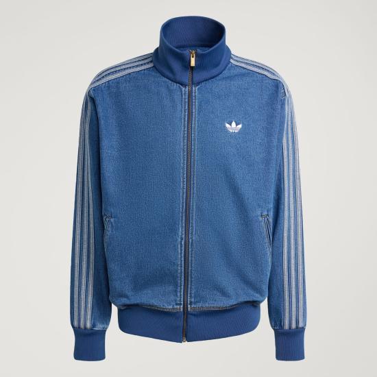 Adidas Denim Trucker Jacket for Men KD1517 Blue DOM