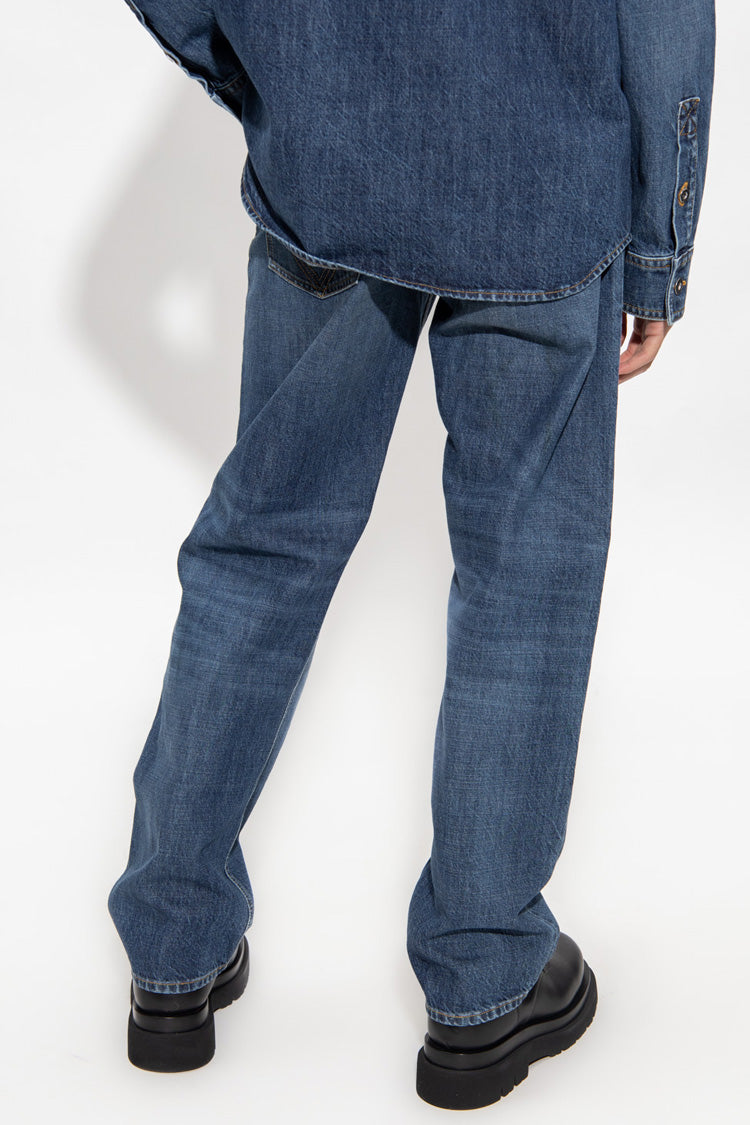 Bottega Veneta Men’s Regular Fit Denim Jeans Blue