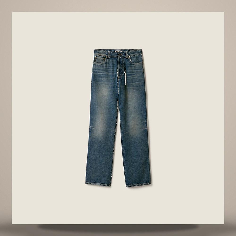 Miu Miu 5-Pocket Denim Jeans Classic Pants GWP616 1O6K F0008