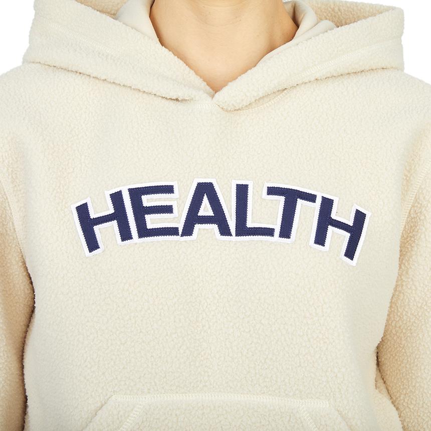 SPORTY&RICH Women’s Cream Hoodie Sweatshirt