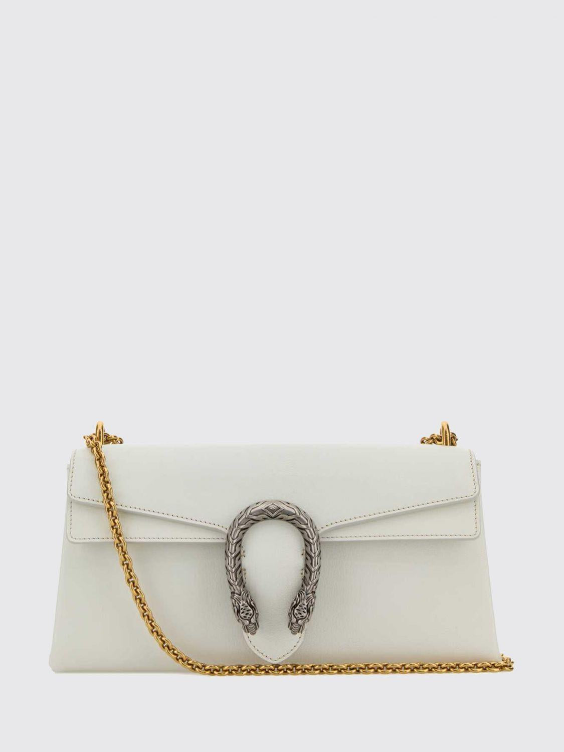 GUCCI Beige Leather Crossbody Shoulder Bag