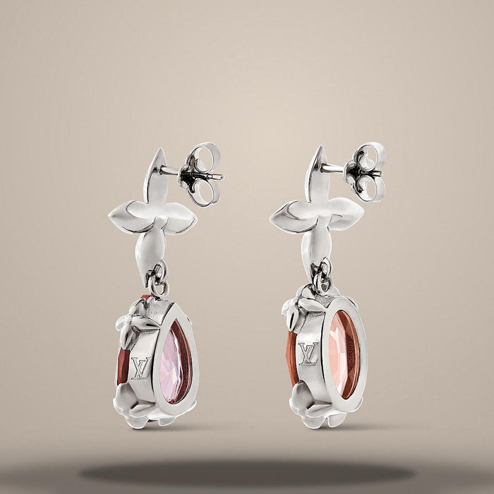 Louis Vuitton Palladium-Tone Metal Heirloom Earrings