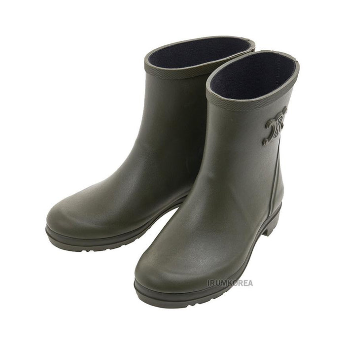 CELINE Women Triomphe Rain Ankle Boots 360117001C 15KH
