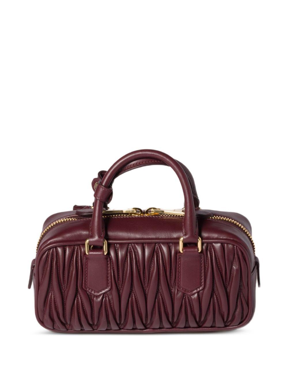 Miu Miu Black Leather Shoulder Bag