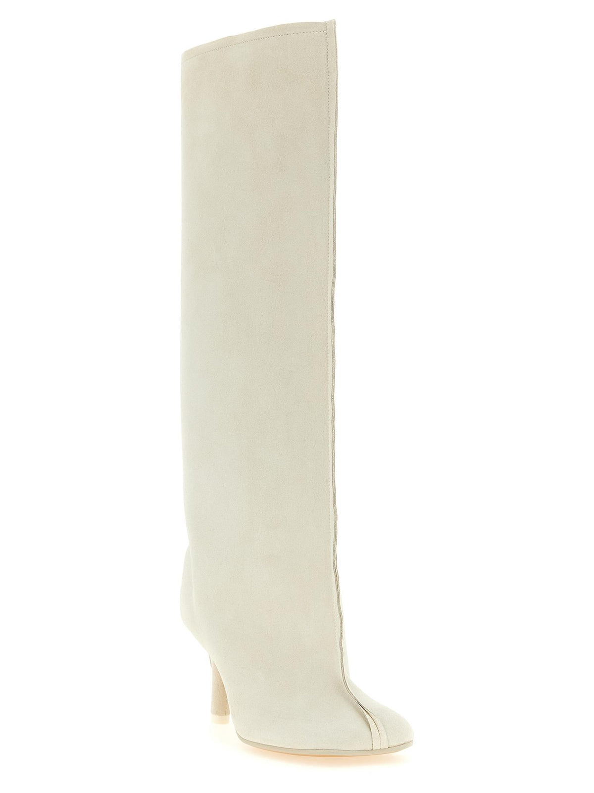Maison Margiela Black Leather Mid-Calf Boots