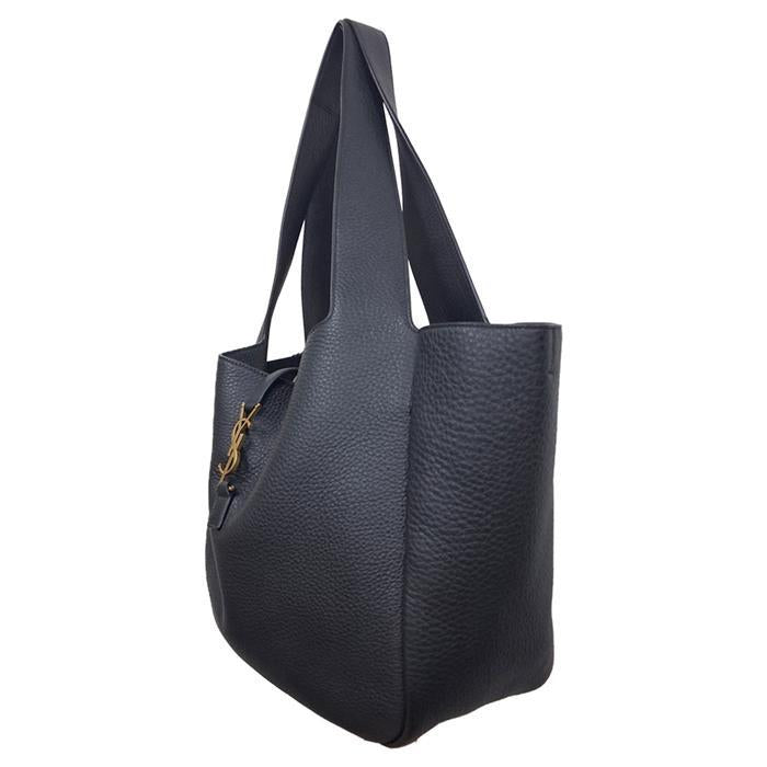 Saint Laurent Deerskin LE 5 A 7 BEA Shoulder Bag Black