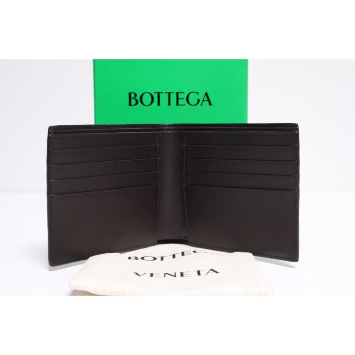 Bottega Veneta Intrecciato Leather Bifold Wallet Brown